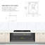 15" Undermount Kitchen Sink 15X19x10, Stainless Steel Workstation Model Type Version Type, T304 16G, Noise Limiting Feature Version, Effortless Drain Function, Brushed Nickel Decoration Sink,