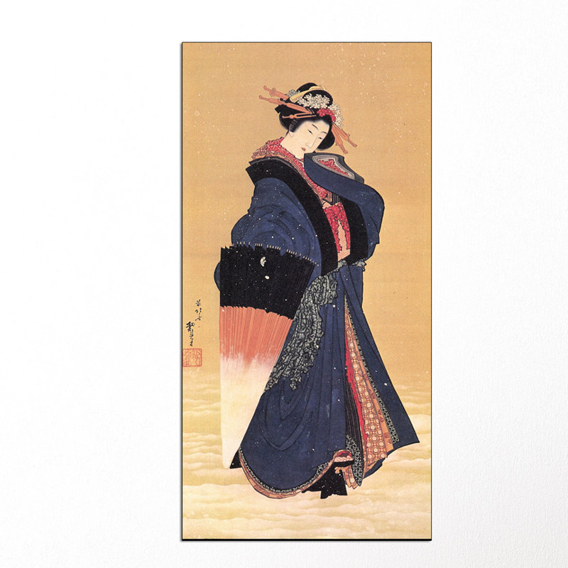 1 Piece Wrapped Canvas Painting, 100cm H x 50cm W x 1.8cm D