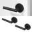 Stark Single Dummy Door Lever Modern Concealed Design Non-Turning for (Closet, Pantry or Hallway) – Sleek Minimalist Style in Matte Black-114645477