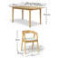 Extending Dining Table Set - 4 Seater - Chairs-1914804701