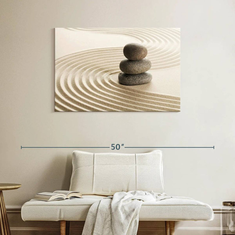  «Zen Pebble Stack, H 26 po x l 39 po