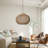 Rattan Pendant Lights for Kitchen Island,Globe Rattan Pendant Shade-2035365870