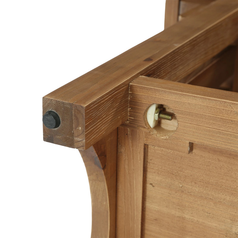 Meuble télé en bois massif pour téléviseur de 65 po ou moins, centre de divertissement de ferme avec tablette de rangement