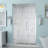 Belmore 57 x 72 Hinged Frameless Shower Door-30104045-38032839