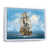 Cadre flottant blanc
