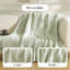 Jeté à carreaux en chenille, couverture décorative pour canapé, salon, chambre à coucher-117044994