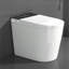 Siège de toilette compact à bidet - Ouverture et fermeture automatiques, chasse d'eau, chauffage, séchage à l'air chaud pour les petites salles de bain