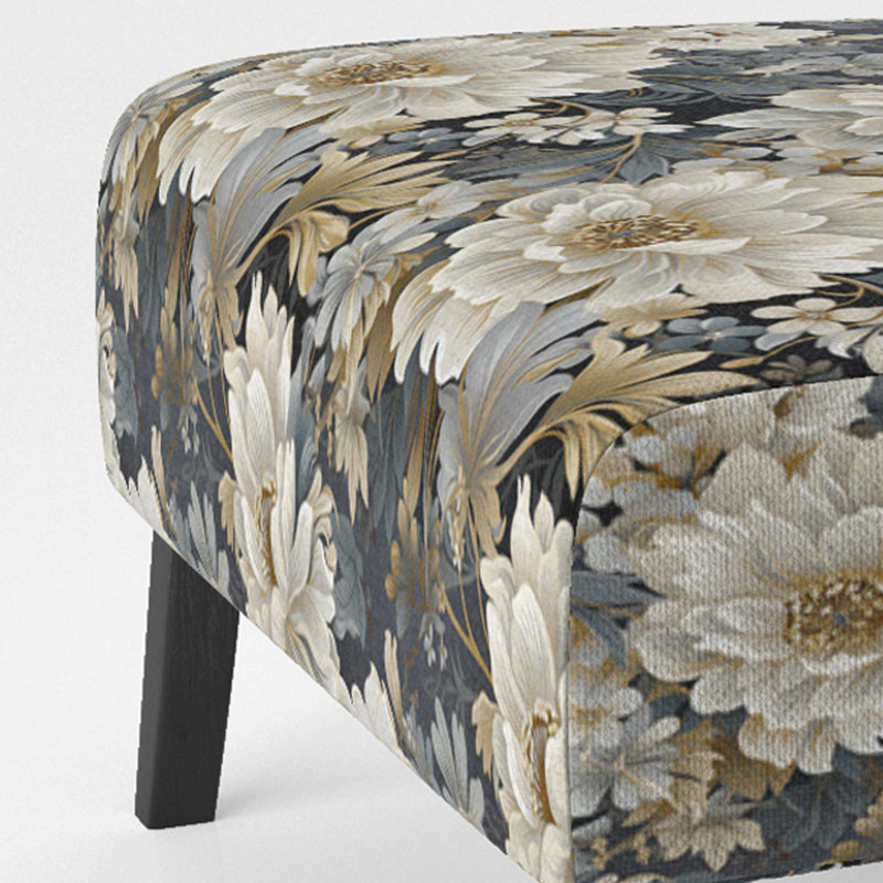 Fauteuil de chambre rembourré Flower Elegance