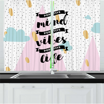 Ruffled Kitchen Curtain