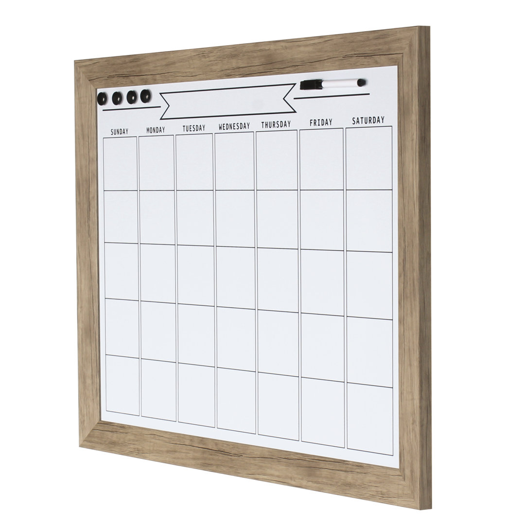Magnetic Metal Dry Erase Board Union Rustic Color: Brown Size: 23" H x 29" W