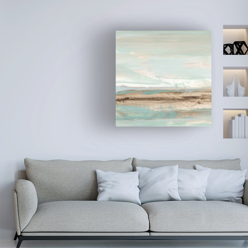 «Oasis In The Desert II» sur un cadre, H 18 po x l 18 po