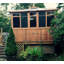 Pavillon jardin de patio en bois massif l 11 pi. x p 11 pi. solaire