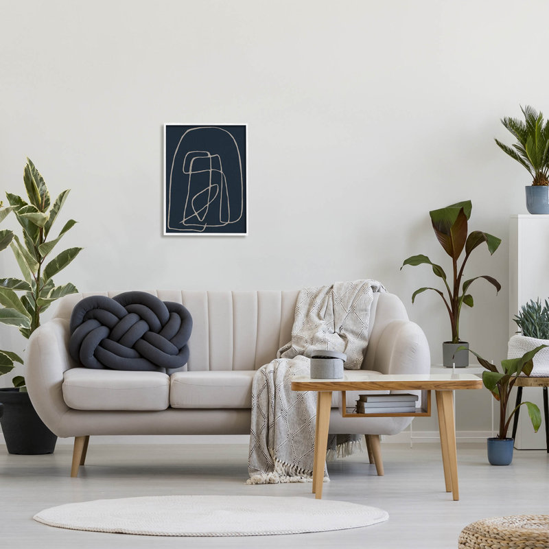 Art moderne de giclée par Susan Jill, H 20 po x l 16 po x P 1,5 po, Giclée encadrée blanc bord de mer