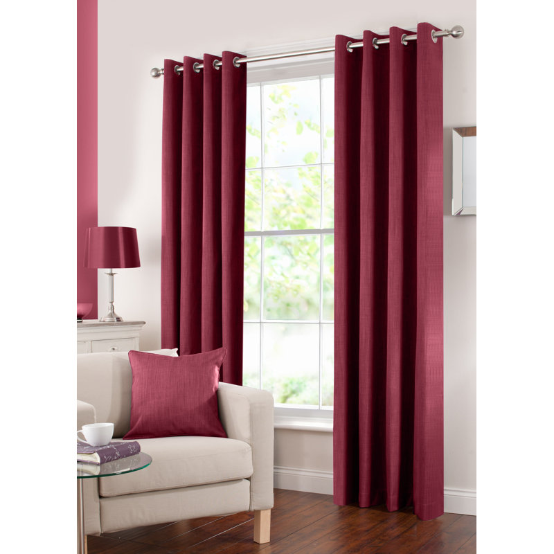 Ensemble de 2 rideaux occultants Solar Max, Vin