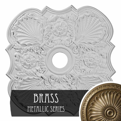 Médaillon de plafond 29 po x P 3 5/8 po x P 1 3/8 po (convient aux auvents jusqu'à 6 1/4 po)