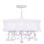Lustre classique à 5 lumières avec abat-jour