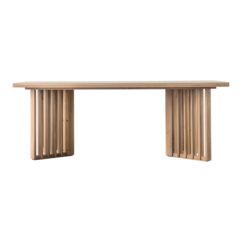 Greggery Oak Solid Wood Dining Table