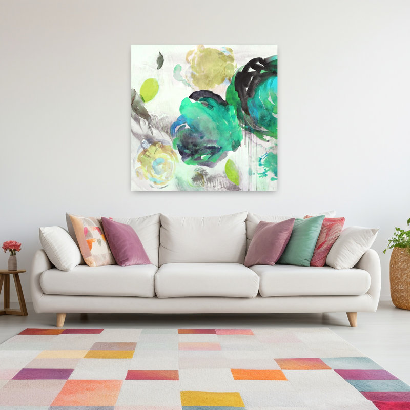 Seasons I Abstract Dreamy, art contemporain, H 48 po x l 48 po