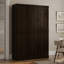 Grande armoire de cuisine Nicu 100% bois massif avec portes, tablettes réglables, armoire de rangement modulaire, l 48,5 po x H 71,5 po-2009457187