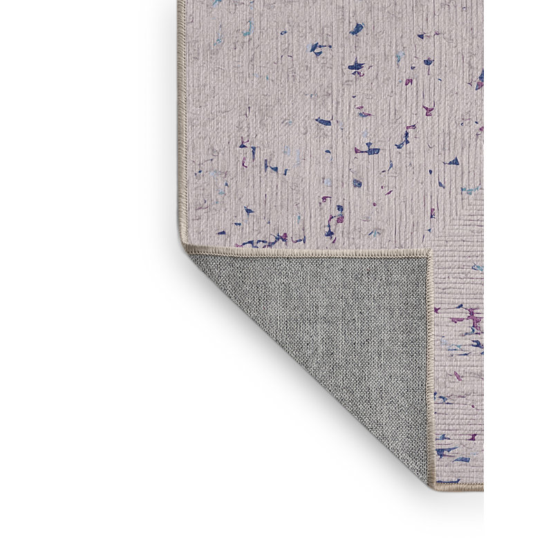 Machine Washable Beige Area Rug, Rectangle 8' x 12'
