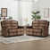 Dartee 63.8" Wide Modern And Super Soft Microfiber Upholstered Manual Loveseat with Soft Pillow Top Arms(Set Of 2)