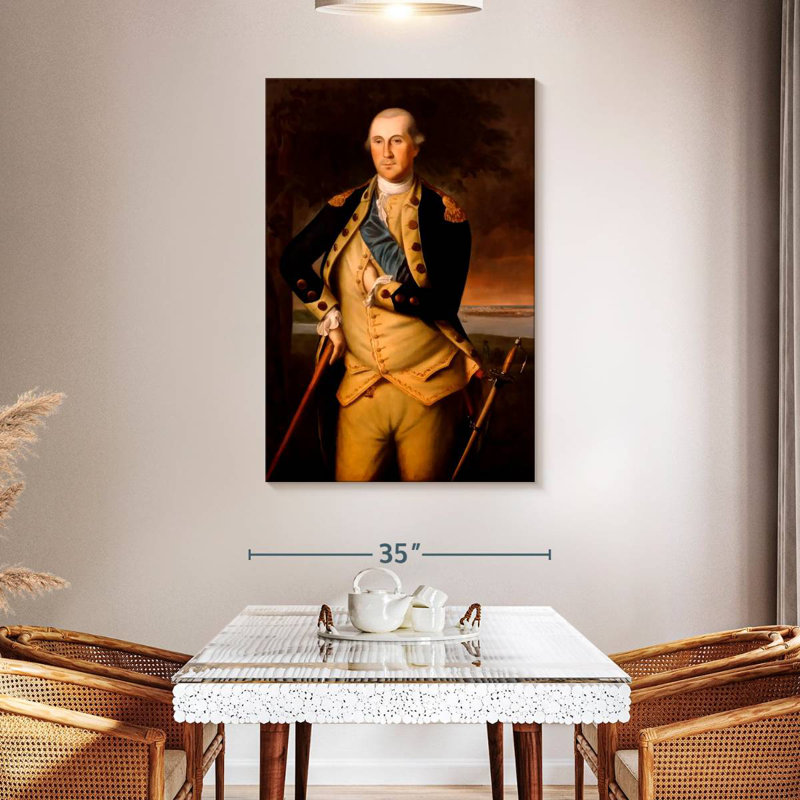 Lelar General George Washington, 24" H x 16" W