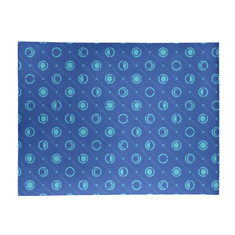 Chenille Geometric Indoor Rug, Rectangle 5' x 7'