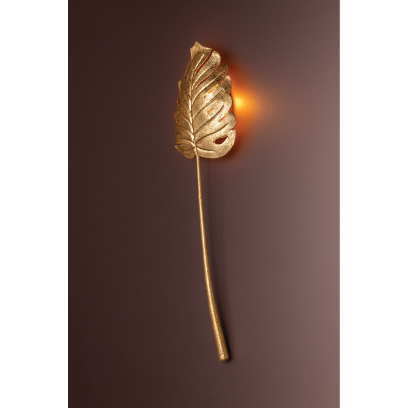 Seychelles 11.25" Wall Sconce, Vintage Gold Leaf