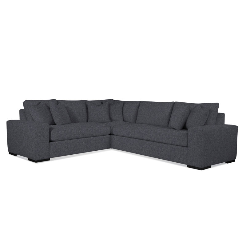 Memphis Sectional, Black, Left Hand Facing, Elite Ash; 0321-83