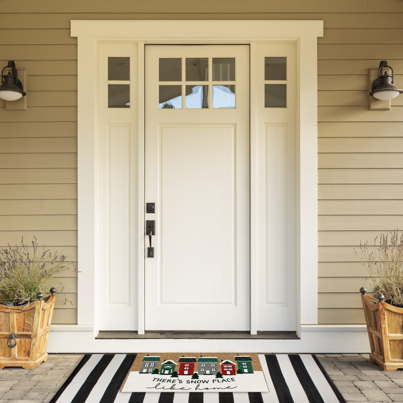 Kaesha Non-Slip Christmas Outdoor Doormat