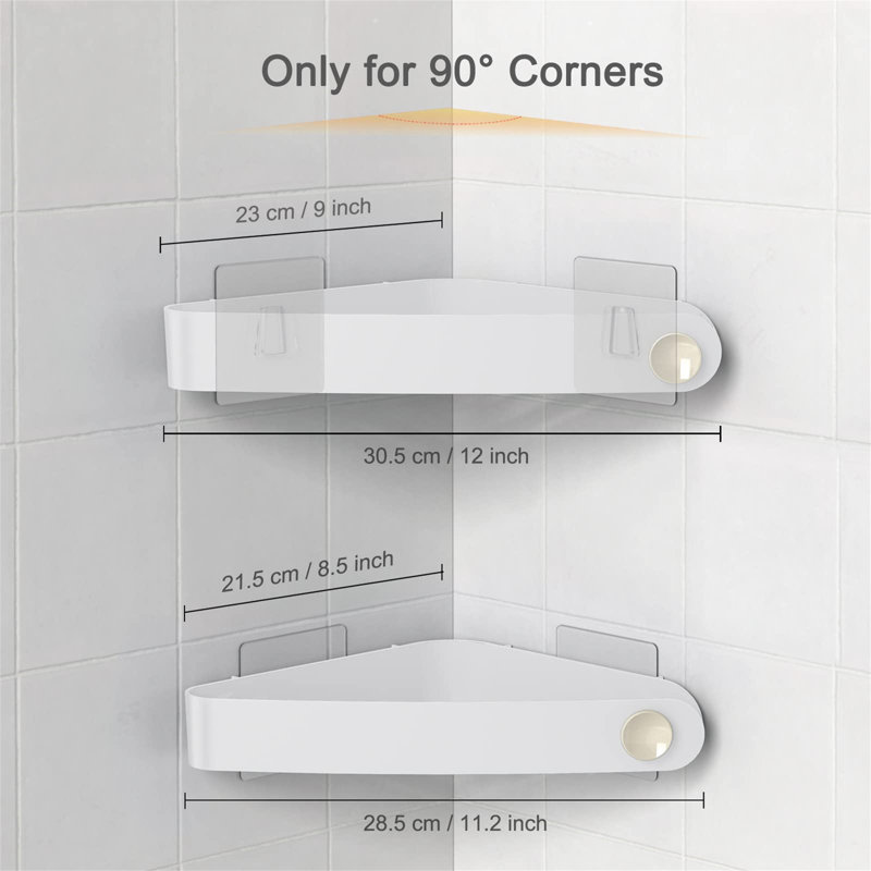 Efharis Shower Caddy, White