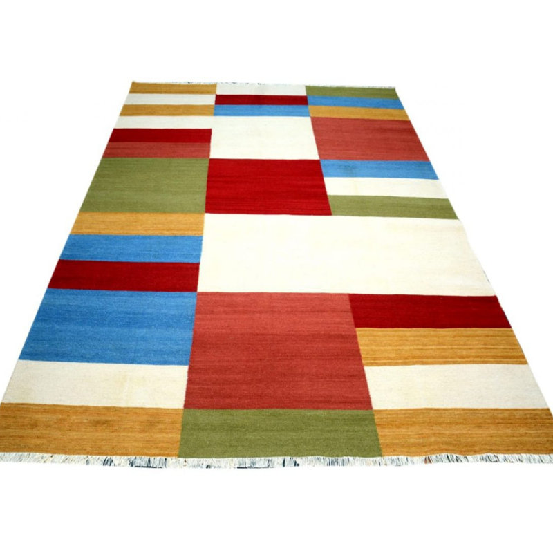 Hering Geometric Hand Woven 190cm X 270cm Area Rug