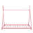 Metal House Platform Bed With Triangle Structure