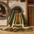 Machine Washable Botanical Brown Area Rug-1131841564