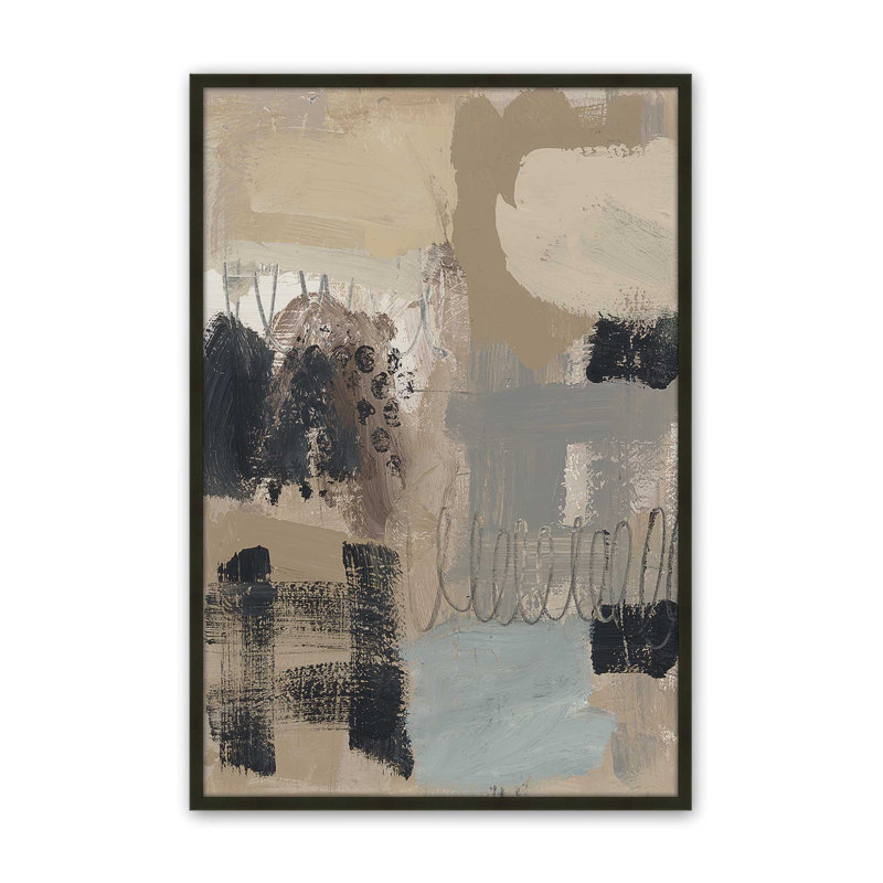 Terre et ombre II, reproduction, H 37 po x l 25 po, Noir satiné