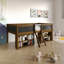 LIT DOUBLE EN BOIS DE TAILLE EN NOYER-445917973