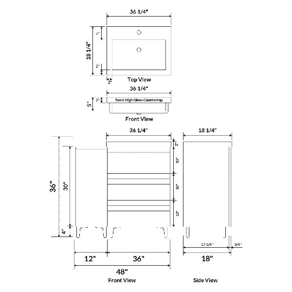 Dimensions du produit