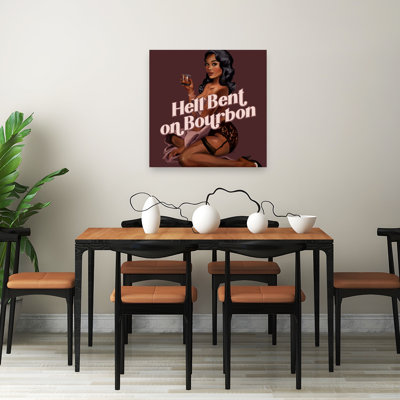 «Hell Bent Classic», art mural rétro élégant