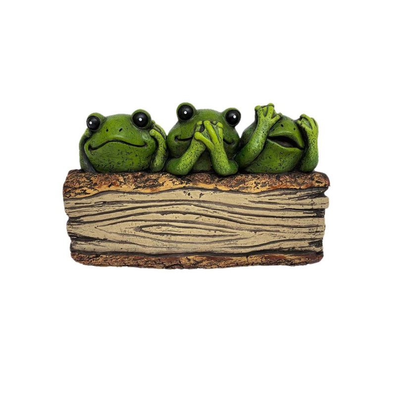 Statue de grenouille pot de fleurs
