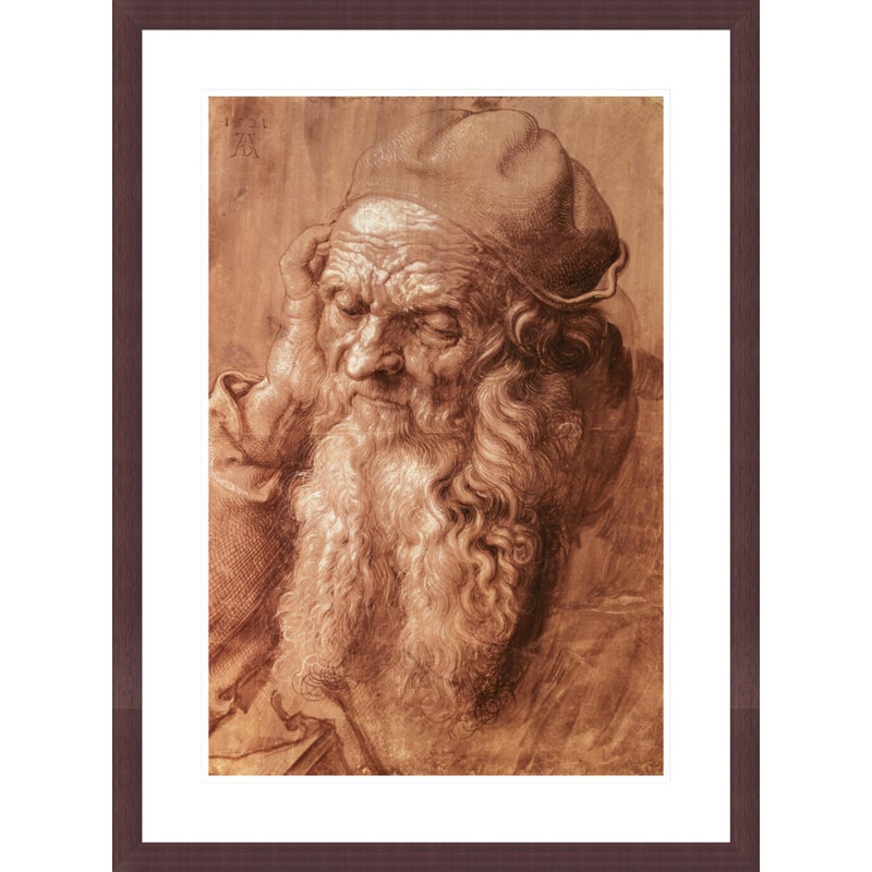 Portrait d'un homme de quatre-vingt-treize ans par Albrecht Dürer - Impression Giclée encadrée, H 29,5 po x l 21,92 po