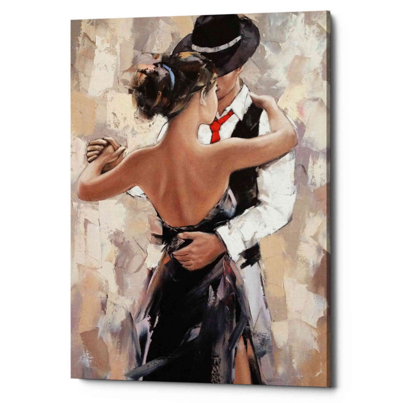 'Tango' by Alexander Gunin, Canvas Wall Art, 18" H x 12" W x 0.75" D