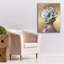«Blue Flower Lady» par Svetlana Aleynikova, art mural sur toile-440942230