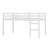 Twin Size Solid Rubber Wood Loft Bed – Ladder & Strengthened Slat Bed Platform-501250474
