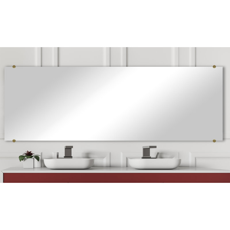 Miroir sans cadre Zarrea, 29,5 po x 60 po