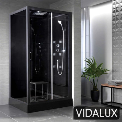 Vidalux Fusion 1200 x 900 Luxury Steam Shower Cabin