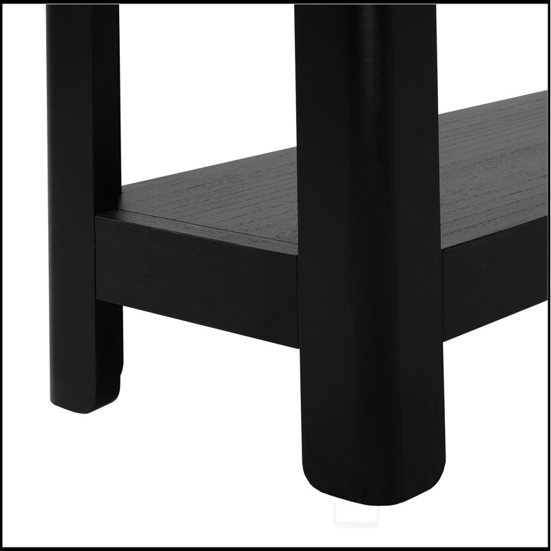 Console Mirod Modern Farmhouse, Noir