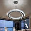Lustre moderne en cristal noir-1692604675