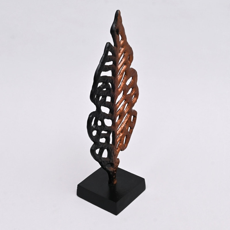 Sculpture de table Ornate Gold Leaf