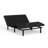 Voice Command Enabled Queen Adjustable Bed, Zero & Finish Size Base: Glide Towards Wall, Metal Material