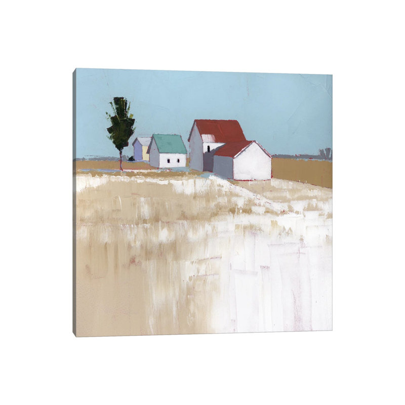 Snow On The Roof 1 Piece Wall Art on Canvas, 93.98 cm H x 93.98 cm W x 1.905 cm D, Does Not Apply